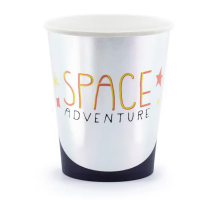 PartyDeco Becher Space Party, 6 Stück
