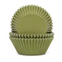 House of Marie Cupcake Förmchen Moss Green, 50...