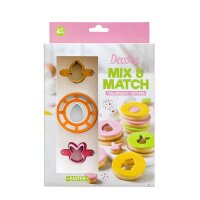 Decora Mix & Match Oster Linzer-Kekse Ausstecher Set,...
