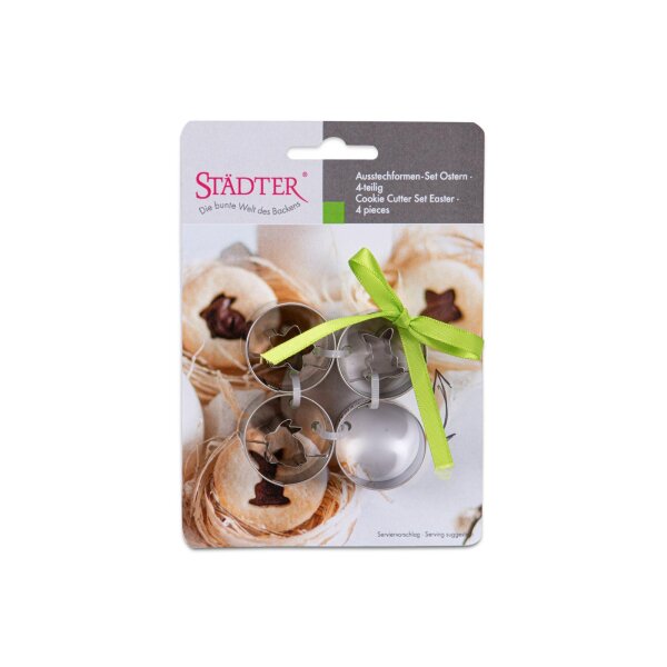 Städter Ausstecher Set Linzer Ostern, 4-teilig