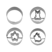 Städter Ausstecher Set Linzer Ostern, 4-teilig