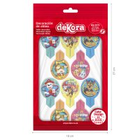 DeKora Esspapier Cupcake Topper Paw Patrol, 20 Stück MHD 06/2026