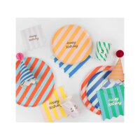 Meri Meri Servietten Happy Birthday Stripes, 16 Stück