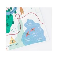 Meri Meri Servietten Outdoor Adventure Map, 16 Stück