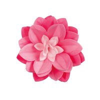 DeKora Wafer Paper Wasserlilie Rosa 14cm, 1 Stück