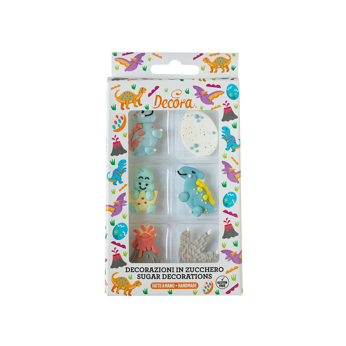Decora Zuckerdekor Dinosaurier, 6 Stück – Tortendeko, CHF 6,50