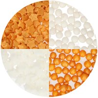 Wilton 4-in-1 Twinkling Stars Sprinkles Mix, 100g