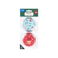 PME Cupcake Förmchen Metallic Santa & Rudolph,...