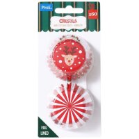 PME Mini Cupcake Förmchen Metallic Rudolph, 60...