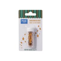 PME Glitter Shapes Gingerbread Men, 1g
