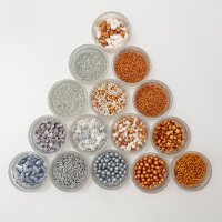 PME Zuckerstreusel Christmas Metallics assortiert, 30 Sticks