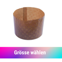 Einweg-Backform Panettone, 10 Stück
