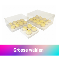 Medium Cupcake Schachtel Transparent