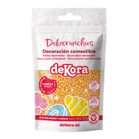 DeKora Dekocrunchies Zitronengeschmack Gelb, 100g