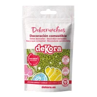 DeKora Dekocrunchies Pistaziengeschmack Grün, 100g