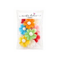 Aneta Dolce Zuckerdekor Vergissmeinnicht mix, 10 Stück