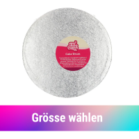 FunCakes 3mm Tortenplatte rund Silber
