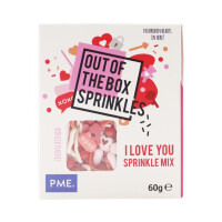 PME Out of the Box Sprinkles I love you, 60g