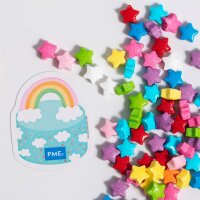 PME Zuckerstreusel Sprinkle Charms Rainbow Stars, 25g