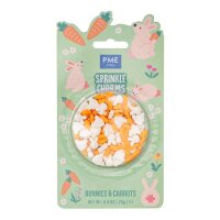 PME Zuckerstreusel Sprinkle Charms Bunnies & Carrots,...