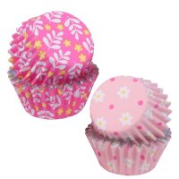 PME Mini Cupcake Förmchen Flowers, 60 Stück
