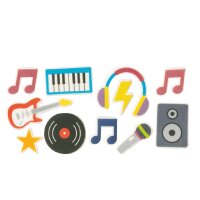 Decora Zuckerdekor DecoKit Dicso, 9-teilig