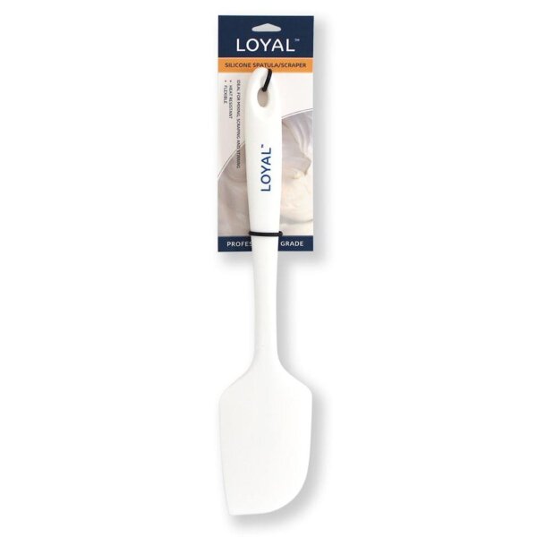LOYAL Premium Silikon Teigschaber / Spatel 28 cm