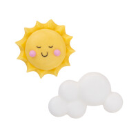Günthart Zuckerdekor Sonne & Wolken 10 Stück