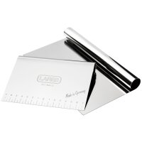 LARES Teigkarte Edelstahl 15cm
