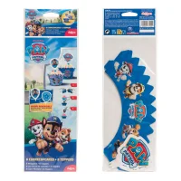 DeKora Disney PAW Patrol Cupcake Picks & Wrapper Set für 6 Stück