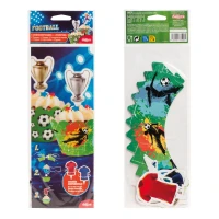 DeKora Fussball Cupcake Picks & Wrapper Set für 6 Stück