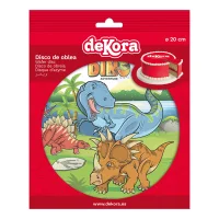 DeKora Tortenaufleger Dinosaurier 20cm