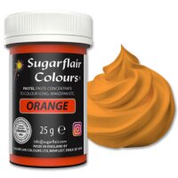 Sugarflair Pastenfarbe Orange 25g