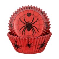 House of Marie Cupcake Förmchen Spider 48 Stück