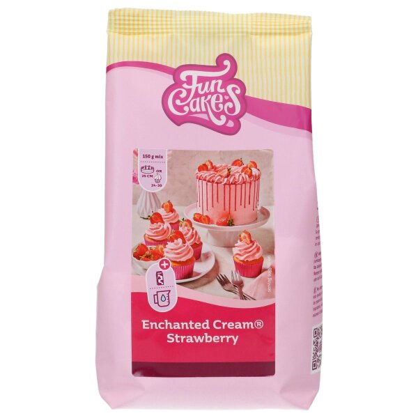 FunCakes Enchanted Cream Mix Strawberry 450g