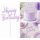 Cake Topper Happy Birthday Lavendel – Transparentes Acryl