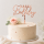 Cake Topper Happy Birthday Roségold