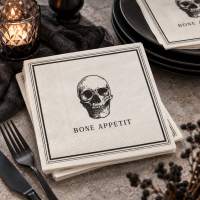 Cocktail Servietten Bone Appetit 20 Stück