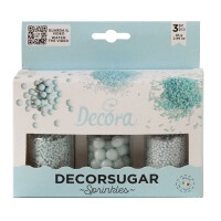 Decora Streusel Set Blau 85g, 3-teilig