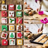 Decora Ausstecher Set Quadratisch, 3 Stück