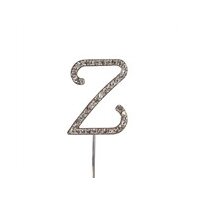 Kristall Cake Topper Buchstabe Z