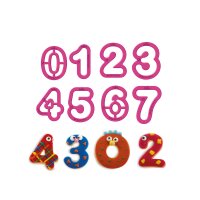 Decora Ausstecher Zahlen Set 9-teilig