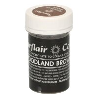 Sugarflair Pastenfarbe Pastell Woodland Brown, 25g