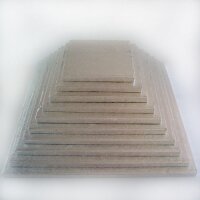 FunCakes 12mm Tortenplatte quadratisch Silber 38x38cm