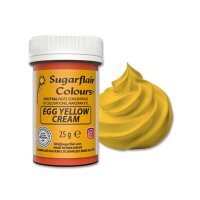 Sugarflair Pastenfarbe Egg Yellow, 25g