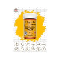 Sugarflair Pastenfarbe Egg Yellow, 25g