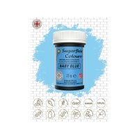 Sugarflair Pastenfarbe Baby Blue, 25g