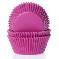 House of Marie Cupcake Förmchen Hot Pink, 50 Stück