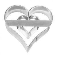 Birkmann Ausstecher Herz mit Innenherz