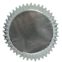 PME Mini Cupcake Förmchen Metallic Silber, 45...